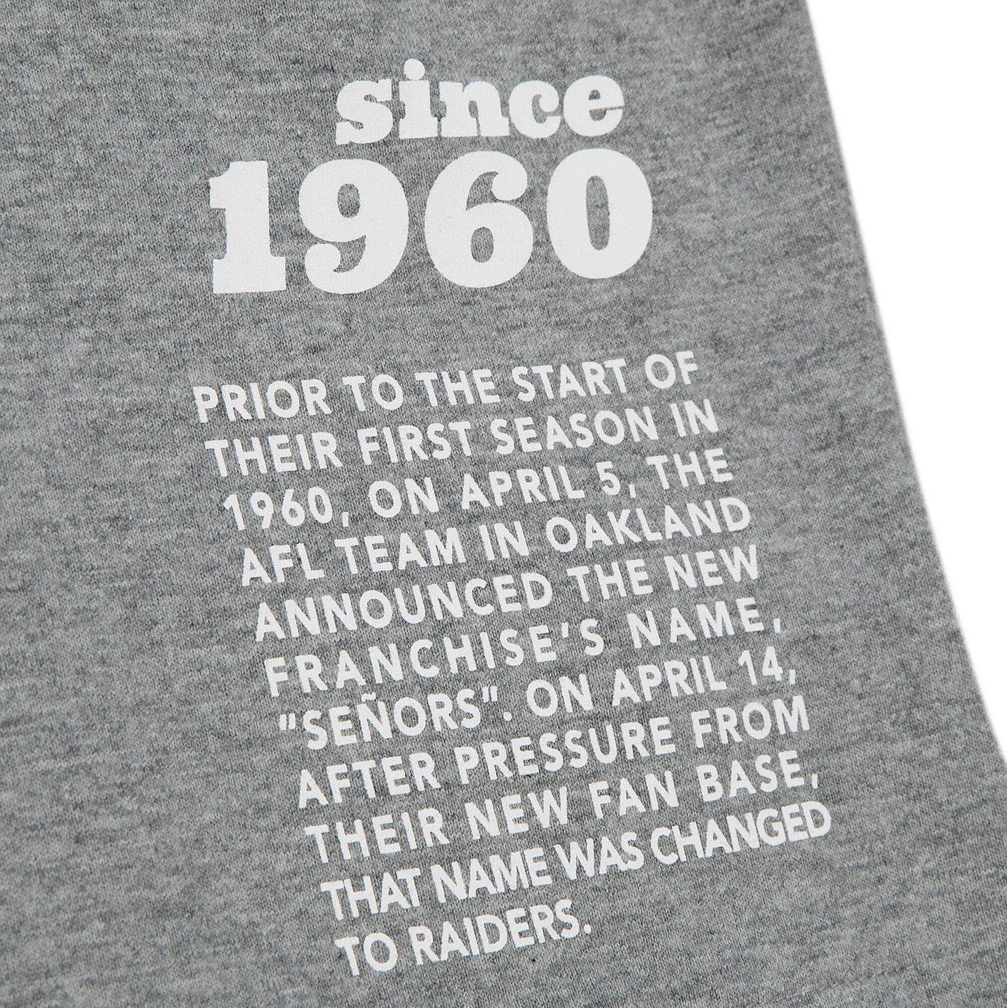 LAS VEGAS RAIDERS MEN'S TEAM ORIGINS T-SHIRT