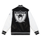 CHAQUETA DE SATÉN VARSITY DEL EQUIPO ORIGINS DE LAS VEGAS RAIDERS PARA HOMBRE