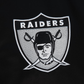 CHAQUETA DE SATÉN VARSITY DEL EQUIPO ORIGINS DE LAS VEGAS RAIDERS PARA HOMBRE