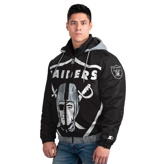 CHAQUETA DOBLE TRIPLE PARA HOMBRE LAS VEGAS RAIDERS