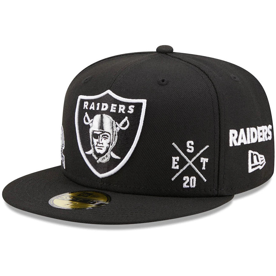 LAS VEGAS RAIDERS MULTI 59FIFTY FITTED