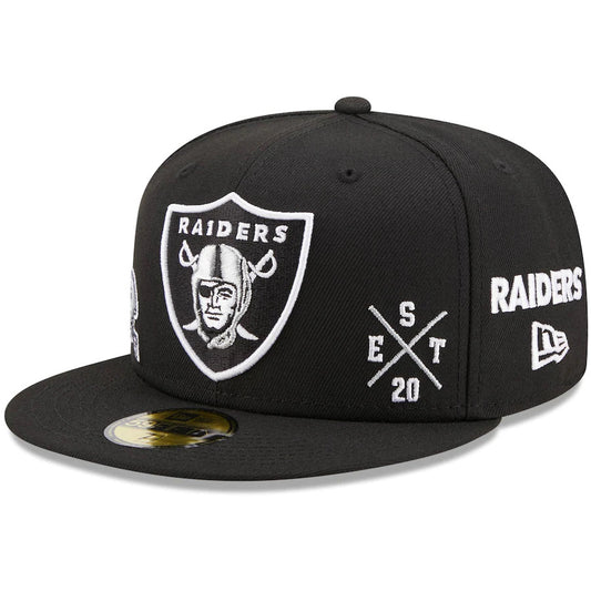 LAS VEGAS RAIDERS MULTI 59FIFTY AJUSTADO