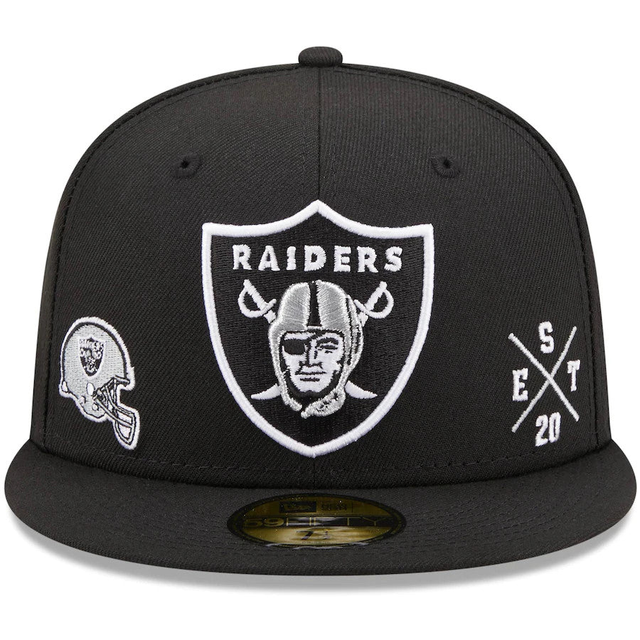 LAS VEGAS RAIDERS MULTI 59FIFTY FITTED