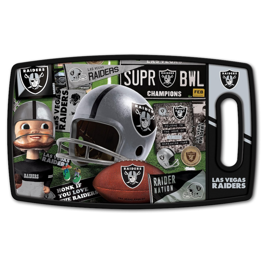 LAS VEGAS RAIDERS RETRO CUTTING BOARD