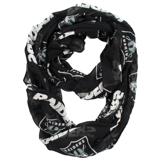 LAS VEGAS RAIDERS SHEER INFINITY SCARF