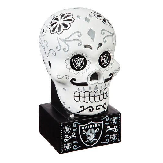 LAS VEGAS RAIDERS SUGAR SKULL HEAD