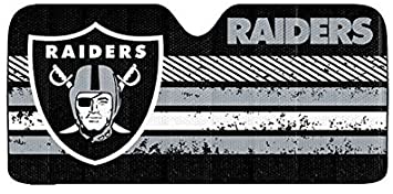 LAS VEGAS RAIDERS AUTO SUN SHADE - 59"X27"