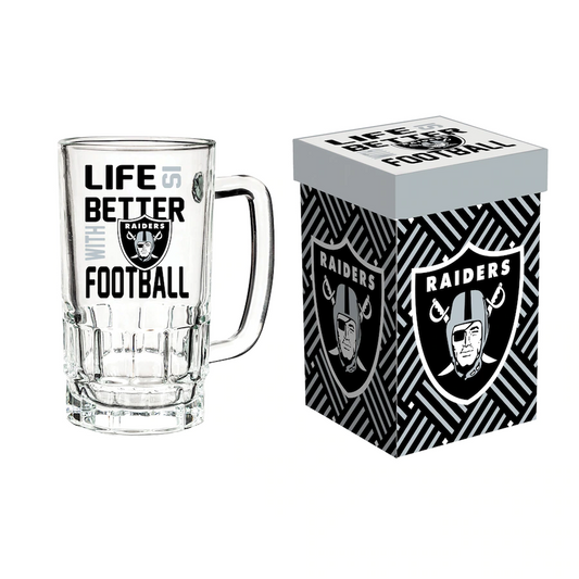 LAS VEGAS RAIDERS TANKARD CUP W/ BOX