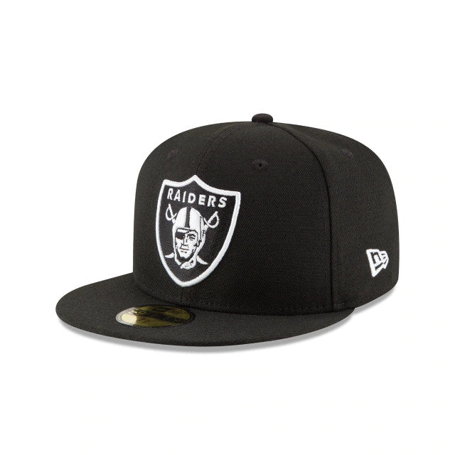 LOGOTIPO BÁSICO DEL EQUIPO LAS VEGAS RAIDERS 59FIFTY AJUSTADO