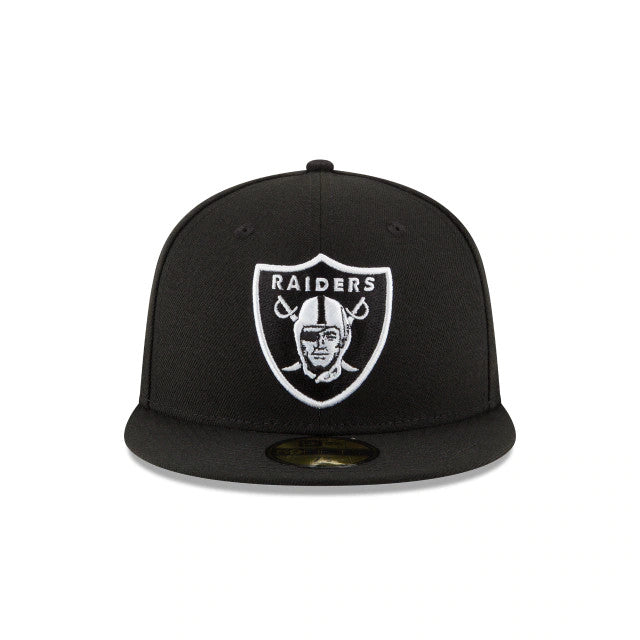 LOGOTIPO BÁSICO DEL EQUIPO LAS VEGAS RAIDERS 59FIFTY AJUSTADO