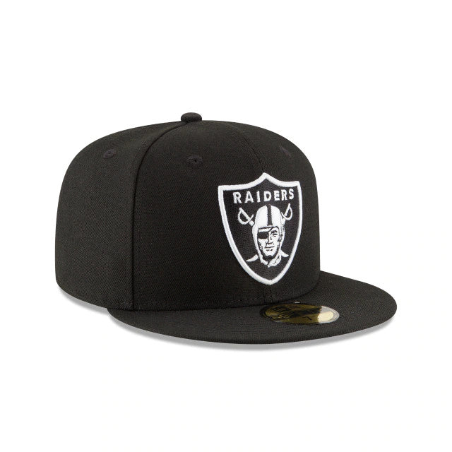 LAS VEGAS RAIDERS TEAM BASIC LOGO 59FIFTY FITTED