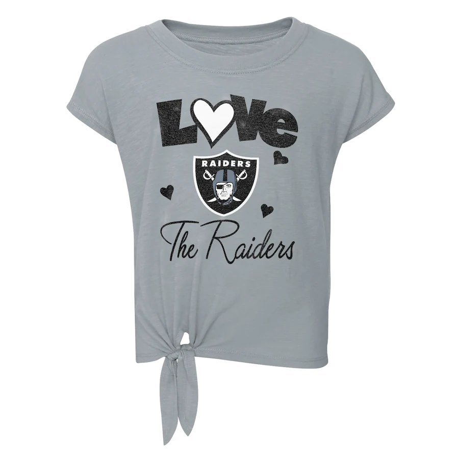 CAMISETA Y LEGGINGS PARA NIÑOS TODDLER FOREVER LOVE DE LAS VEGAS RAIDERS