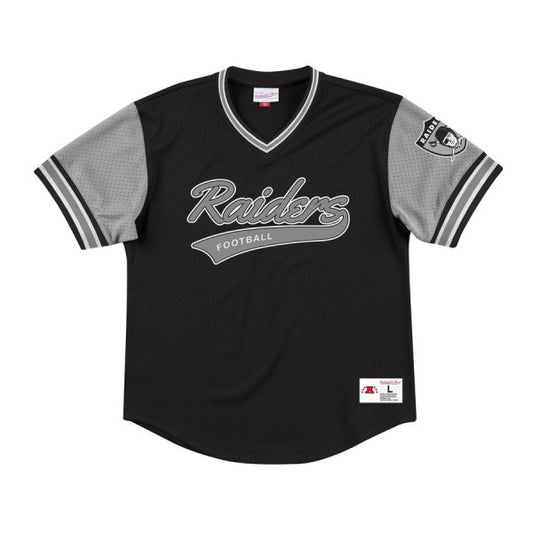 CAMISETA CON CUELLO EN V DE MALLA TOP PROSPECT DE LAS VEGAS RAIDERS 