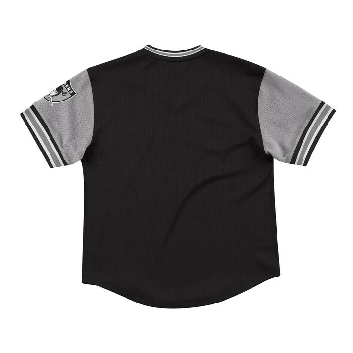 CAMISETA CON CUELLO EN V DE MALLA TOP PROSPECT DE LAS VEGAS RAIDERS 