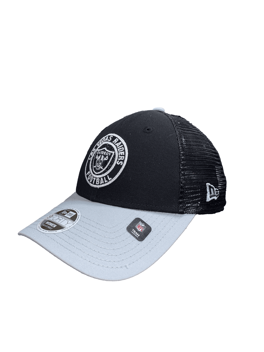 LAS VEGAS RAIDERS WOMEN'S GLITTER 9FORTY ADJUSTABLE HAT