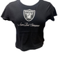LAS VEGAS RAIDERS WOMEN'S HISTORIC CHAMPS CROP TOP