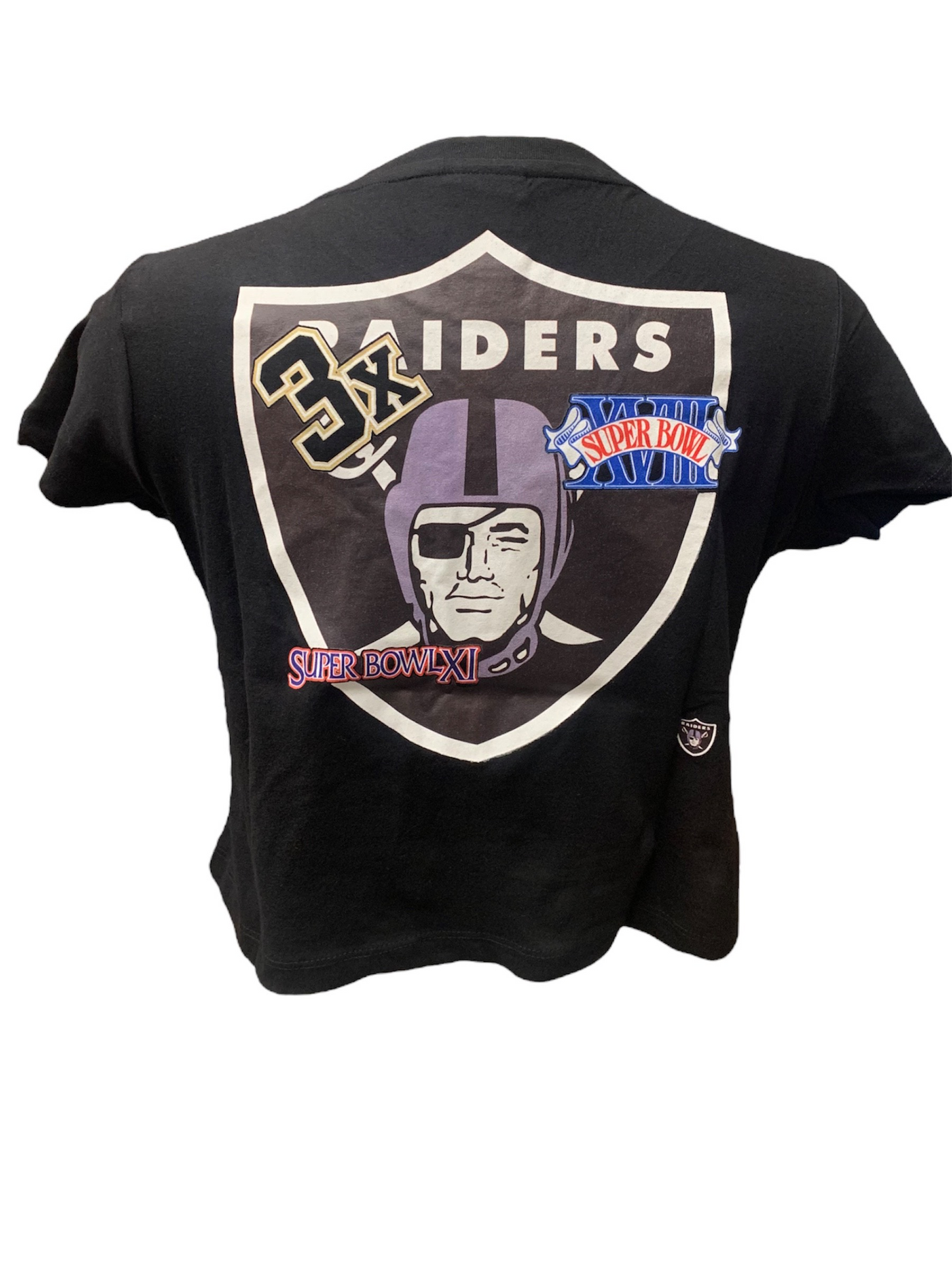 LAS VEGAS RAIDERS WOMEN'S HISTORIC CHAMPS CROP TOP