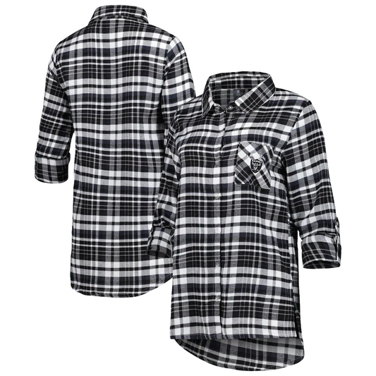 LAS VEGAS RAIDERS WOMEN'S MAINSTAY FLANNEL SHIRT