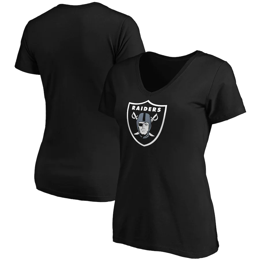 LAS VEGAS RAIDERS WOMEN'S PRIMARY LOGO TEE - BLACK