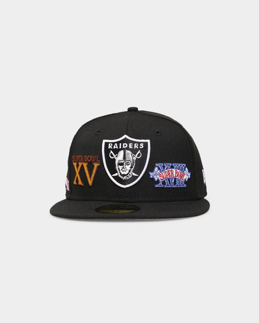 LAS VEGAS RAIDERS CAMPEONES MUNDIALES 9085 59FIFTY EQUIPADO