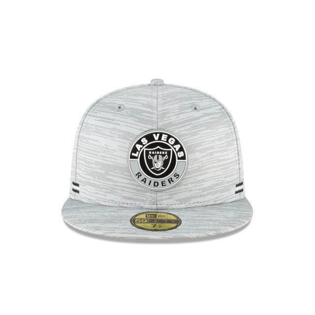 LAS VEGAS RAIDERS JUVENTUD 2020 SIDELINE 59FIFTY EQUIPADO