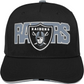 LAS VEGAS RAIDERS YOUTH ON TREND PRECURVED SNAPBACK