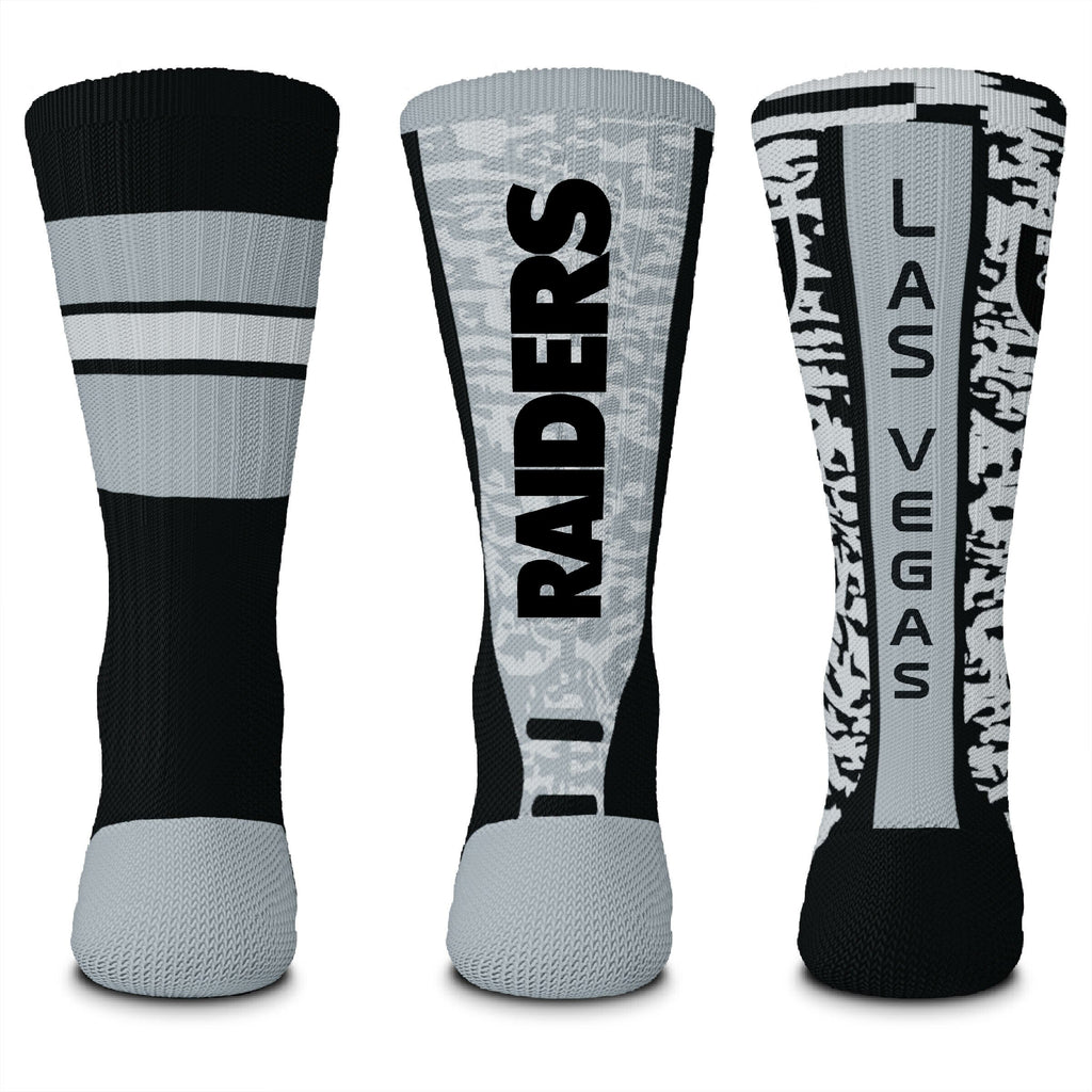 LAS VEGAS RAIDERS YOUTH STIMULUS SOCKS