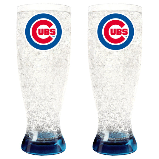 CHICAGO CUBS CRYSTAL PILSNER GLASS