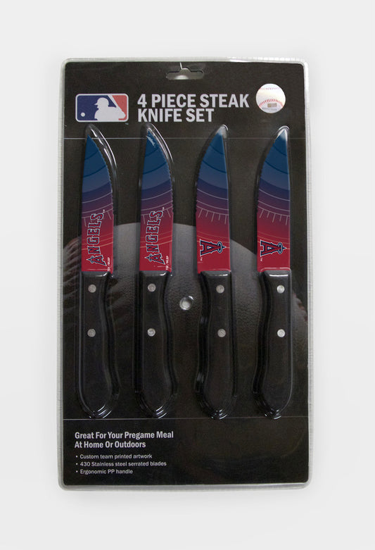 LOS ANGELES ANGELS 4PK KNIFE SET