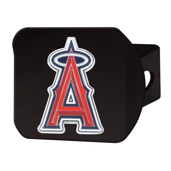 LOS ANGELES ANGELS BLACK LOGO HITCH COVER