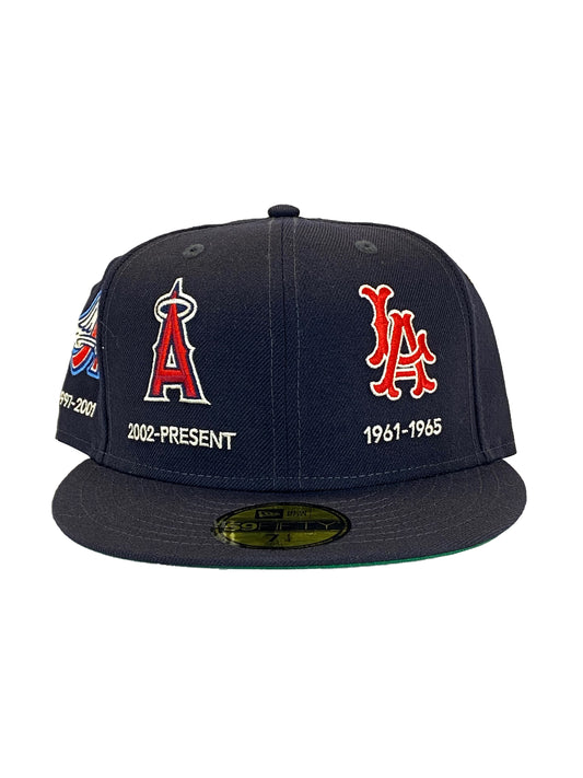 LOS ANGELES ANGELS LIFE QUARTER 59FIFTY FITTED