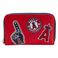 LOS ANGELES ANGELS LOUNGEFLY LOGO WALLET