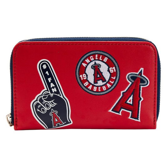 LOS ANGELES ANGELS LOUNGEFLY LOGO WALLET