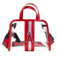 LOS ANGELES ANGELS LOUNGEFLY STADIUM CROSSBODY BAG WITH POUCH