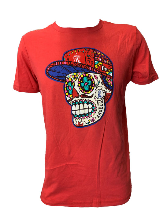 CAMISETA DE CALAVERA DE AZÚCAR DE LOS ÁNGELES DE LOS ÁNGELES