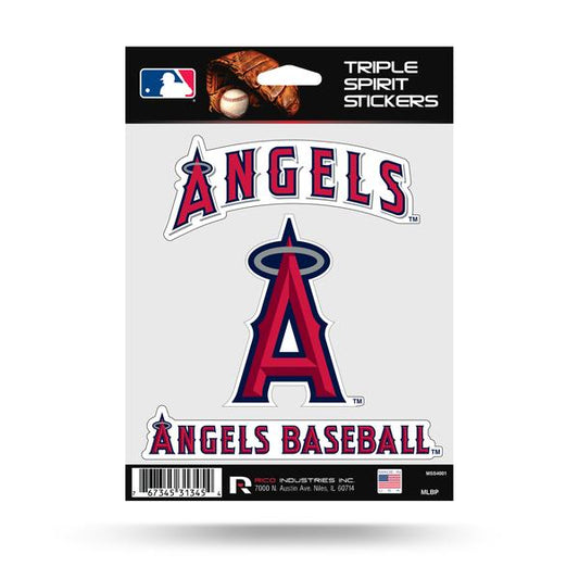 LOS ANGELES ANGELS TRIPLE SPIRIT DECAL