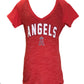 LOS ANGELES ANGELS WOMEN'S FOIL BORDER NAME TEE