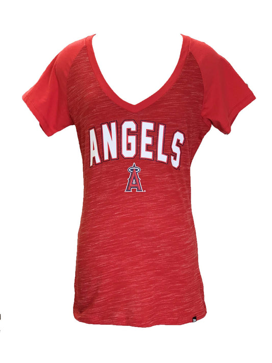 LOS ANGELES ANGELS WOMEN'S FOIL BORDER NAME TEE