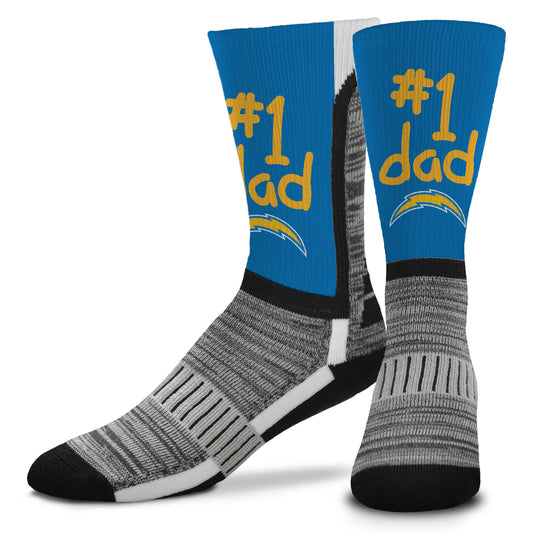 LOS ANGELES CHARGERS #1 DAD SOCKS