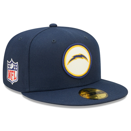 LOS ANGELES CHARGERS 2022 SIDELINE HISTORICAL 59FIFTY FITTED - DARK BLUE