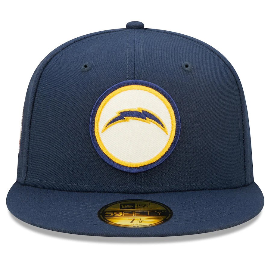 LOS ANGELES CHARGERS 2022 SIDELINE HISTORICAL 59FIFTY FITTED - DARK BLUE