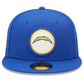 LOS ANGELES CHARGERS 2022 SIDELINE HISTORICAL 59FIFTY FITTED - LIGHT BLUE