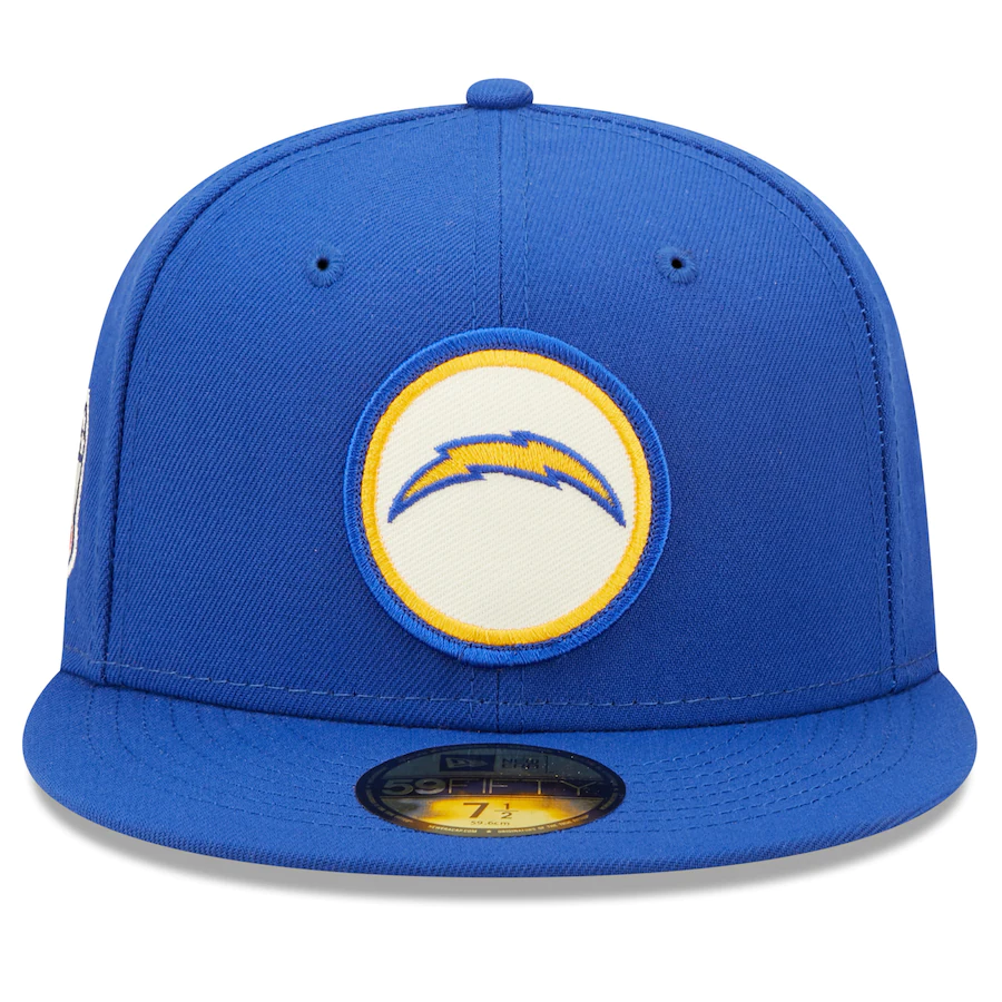 LOS ANGELES CHARGERS 2022 SIDELINE HISTORICAL 59FIFTY FITTED - LIGHT BLUE