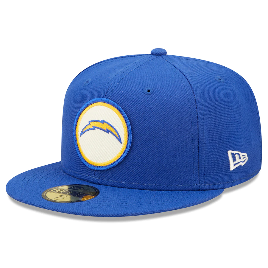 LOS ANGELES CHARGERS 2022 SIDELINE HISTORICAL 59FIFTY FITTED - LIGHT BLUE