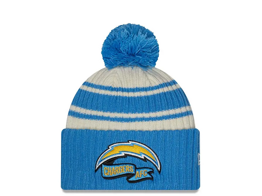 LOS ANGELES CHARGERS 2022 SIDELINE POM KNIT
