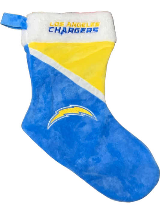 LOS ANGELES CHARGERS CHRISTMAS STOCKING