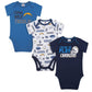 LOS ANGELES CHARGERS INFANT BODYSUIT 3-PACK