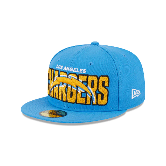 LOS ANGELES CHARGERS MEN'S 2023 NFL DRAFT ALT HAT 59FIFTY FITTED