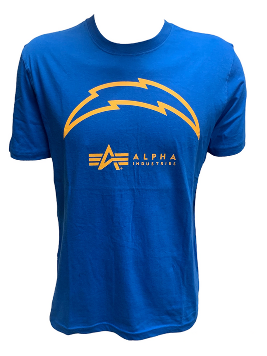 LOS ANGELES CHARGERS MEN'S ALPHA INDUSTRIES TEE