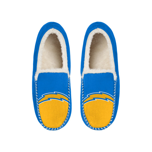 LOS ANGELES CHARGERS MEN'S COLOR BLOCK MOCCASINS